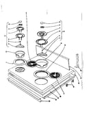Cook top section