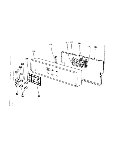 Backguard section