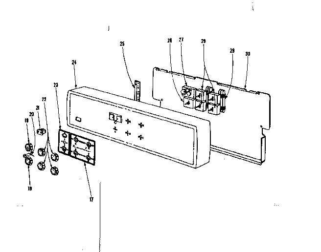 Backguard section