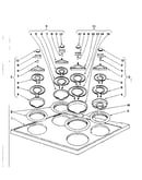 Cook top section