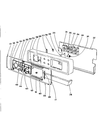 Backguard section