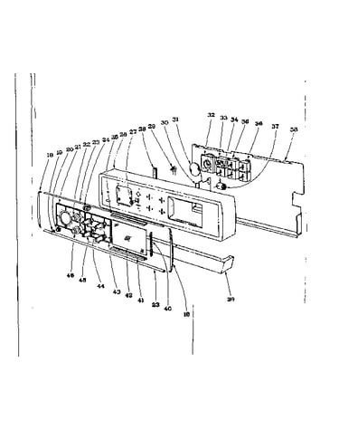 Backguard section