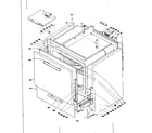 Kenmore 101916591 body section diagram