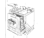Kenmore 101918590 body section diagram