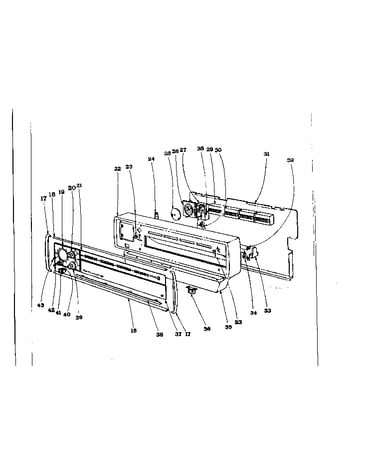 Backguard section