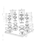Cook top section