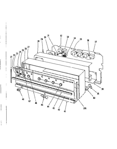 Backguard section