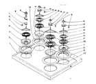 Kenmore 101919581 main top section diagram