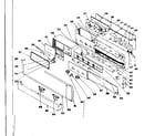 Kenmore 101919581 control panel diagram