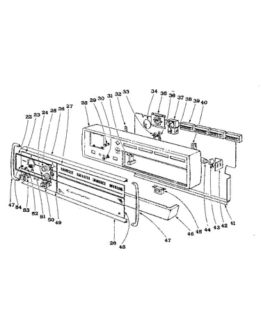 Backguard section