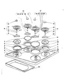 Cook top section