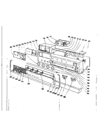 Backguard section