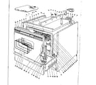 Kenmore 101921600 body section diagram