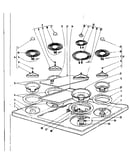 Cook top section