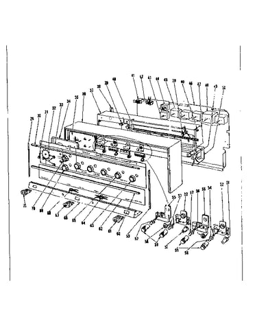 Backguard section