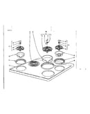 Cook top section