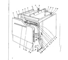 Kenmore 101932610 body section diagram