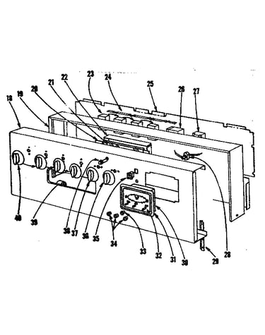 Backguard section