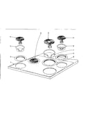 Cook top section
