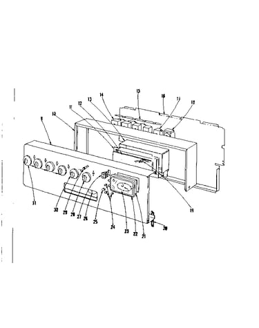 Cook top section