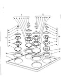 Cook top section