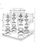 Cook top section