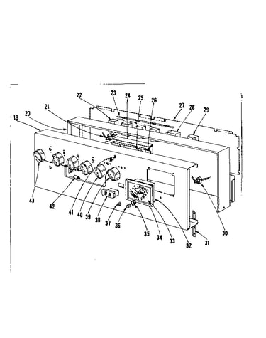 Backguard section