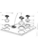 Cook top section