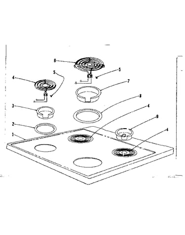 Cooktop section