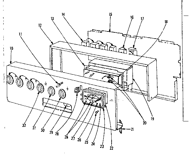 Backguard section