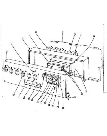 Backguard section