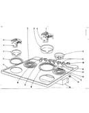 Cook top section