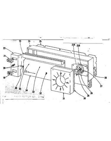 Backguard section
