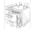 Kenmore 101933634 body section diagram