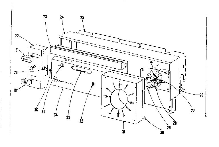 Cook top section