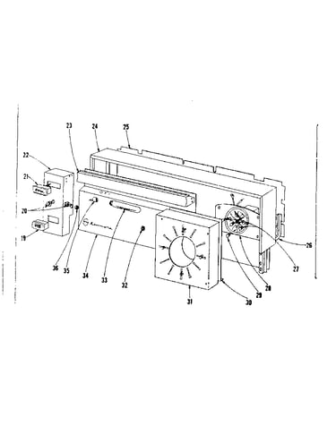Cook top section