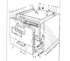 Kenmore 101933635 body section diagram