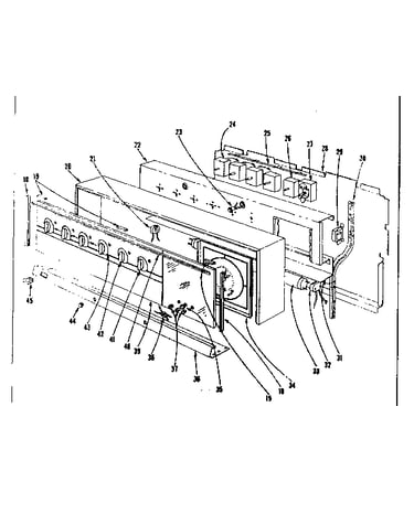 Backguard section