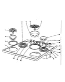 Cook top section