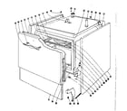 Kenmore 101934630 body section diagram