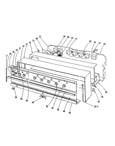 Backguard section