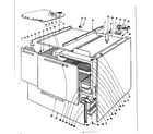 Kenmore 101935600 body section diagram