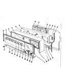 Backguard section