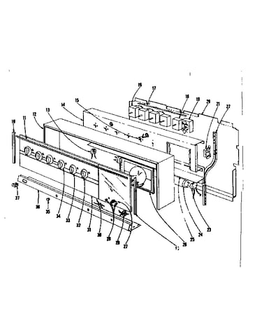 Backguard section