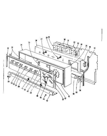 Backguard section