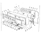 Kenmore 101936634 cook top section diagram