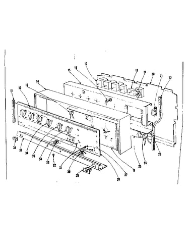 Cook top section