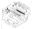 Kenmore 101937580 control panel diagram