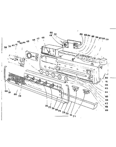 Backguard section