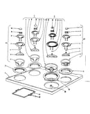 Cook top section